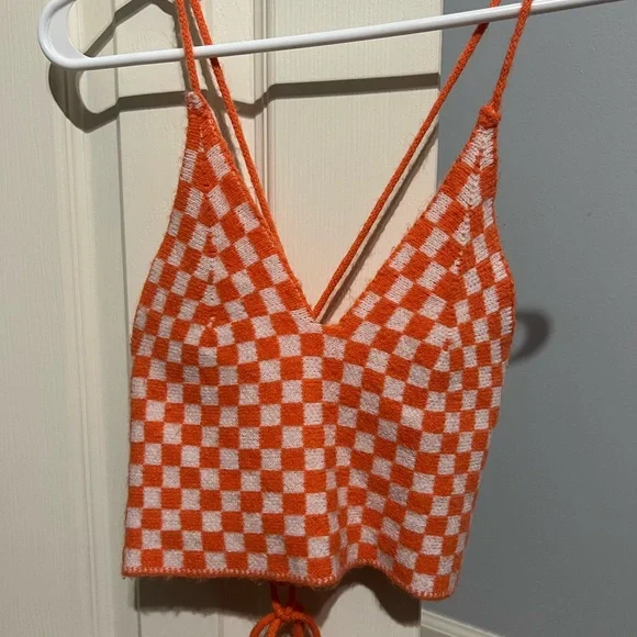 SHEIN, orange, knitted, size small - Picture 1 of 3